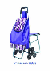Stairs shopping cart with seatXDZ02-3X-05