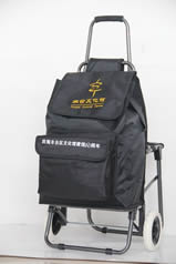 Folding shopping cart with seatXDZ03-2F-04